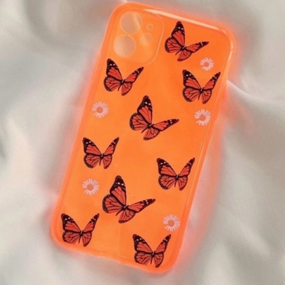 Orange Butterfly Phone Case - Picture 3 of 5